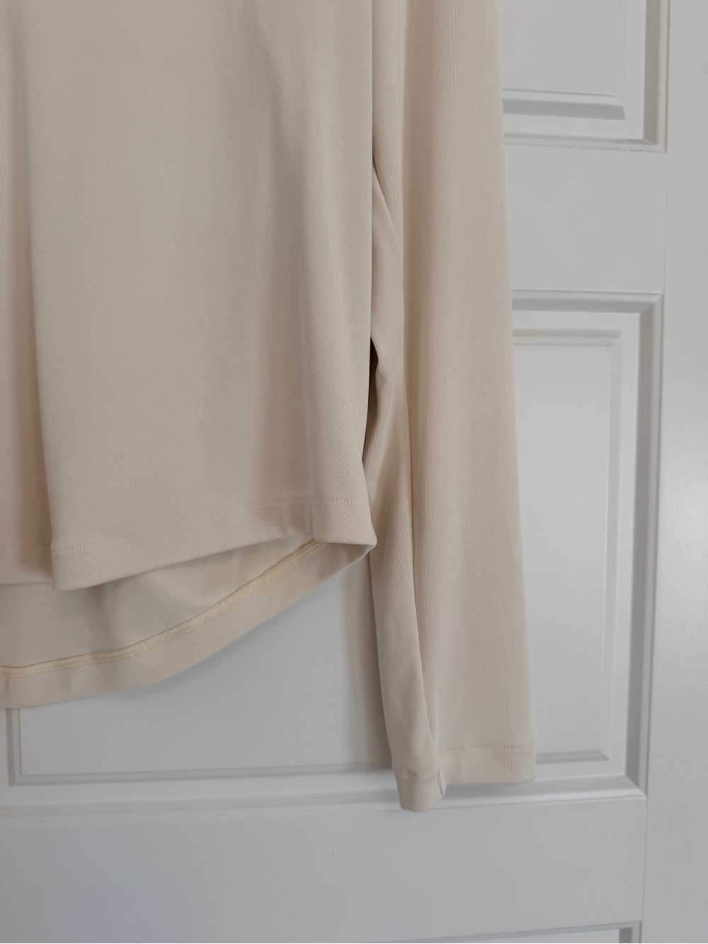 lululemon athletica Softstreme Boatneck Long Sleeve Top - Cream - Picture 6 of 8